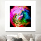 100 Nebulas in Space 006 by Raul Andre Petrasanta on GIANT ART - pink digital painting