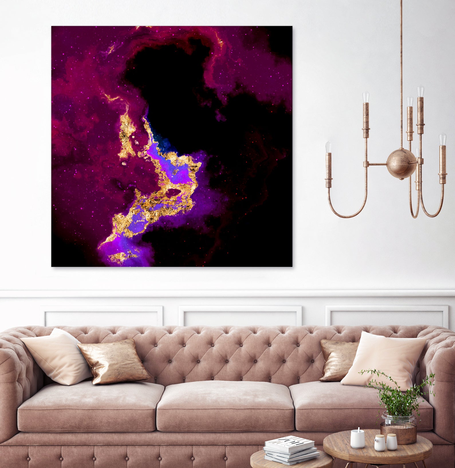 100 Nebulas in Space 018 by Raul Andre Petrasanta on GIANT ART - red digital painting