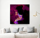 100 Nebulas in Space 018 by Raul Andre Petrasanta on GIANT ART - red digital painting