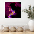 100 Nebulas in Space 018 by Raul Andre Petrasanta on GIANT ART - red digital painting