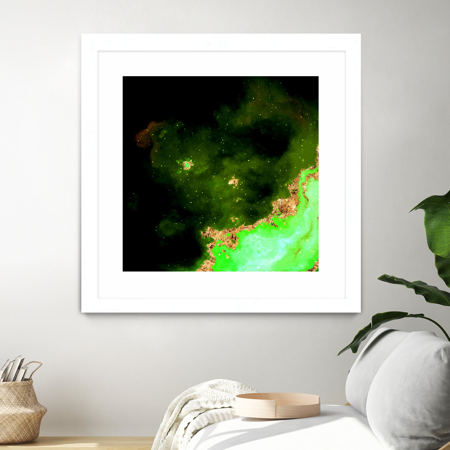 100 Nebulas in Space 028 by Raul Andre Petrasanta on GIANT ART - green digital painting