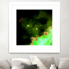 100 Nebulas in Space 028 by Raul Andre Petrasanta on GIANT ART - green digital painting