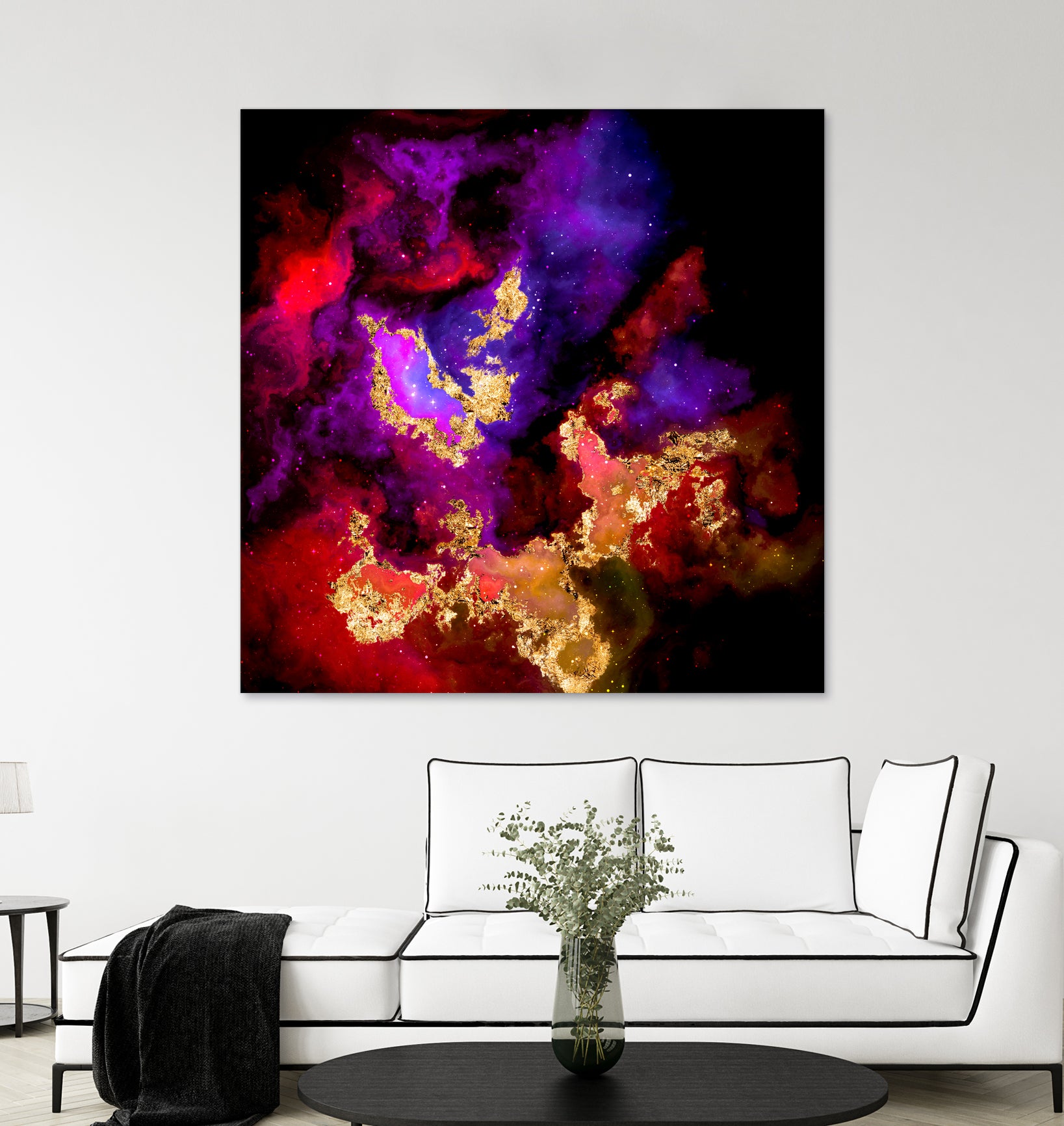 100 Nebulas in Space 058 by Raul Andre Petrasanta on GIANT ART - red digital painting