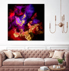 100 Nebulas in Space 058 by Raul Andre Petrasanta on GIANT ART - red digital painting