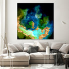 100 Nebulas in Space 064 by Raul Andre Petrasanta on GIANT ART - blue digital painting