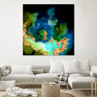 100 Nebulas in Space 064 by Raul Andre Petrasanta on GIANT ART - blue digital painting