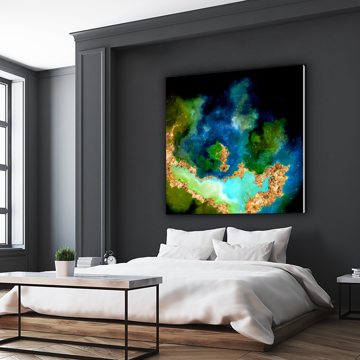 100 Nebulas in Space 064 by Raul Andre Petrasanta on GIANT ART - blue digital painting