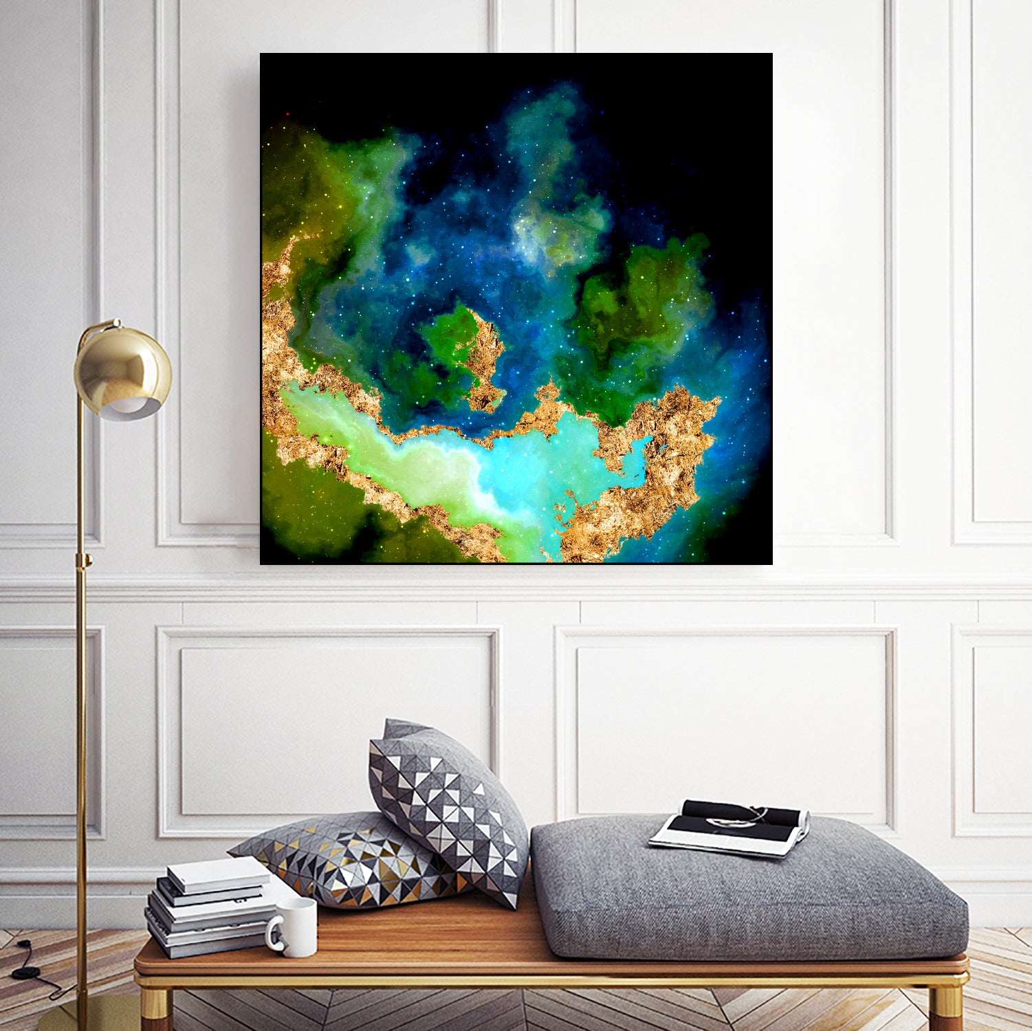 100 Nebulas in Space 064 by Raul Andre Petrasanta on GIANT ART - blue digital painting