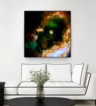 100 Nebulas in Space 079 by Raul Andre Petrasanta on GIANT ART - yellow digital painting