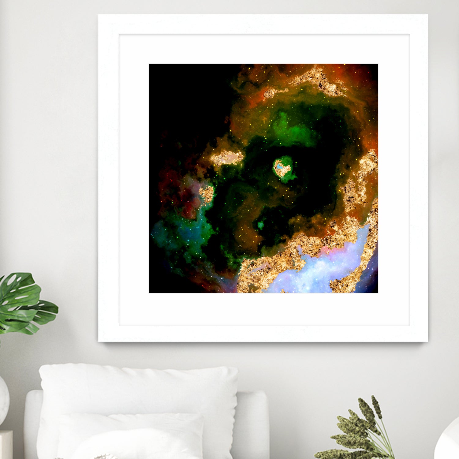 100 Nebulas in Space 079 by Raul Andre Petrasanta on GIANT ART - yellow digital painting