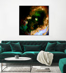 100 Nebulas in Space 079 by Raul Andre Petrasanta on GIANT ART - yellow digital painting