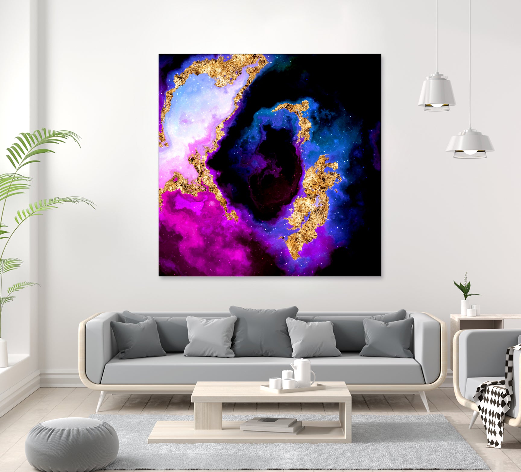 100 Nebulas in Space 088 by Raul Andre Petrasanta on GIANT ART - blue digital painting