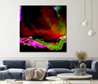 100 Nebulas in Space 120 by Raul Andre Petrasanta on GIANT ART - red digital painting