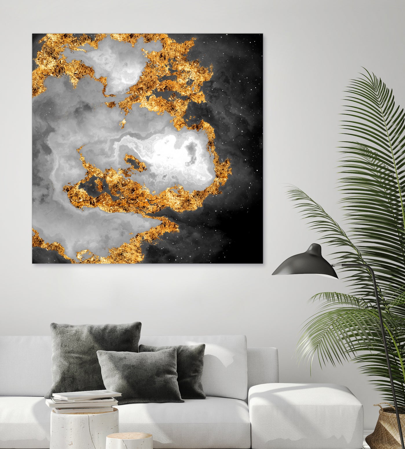 100 Nebulas in Space Black and White 010 by Raul Andre Petrasanta on GIANT ART - black digital painting