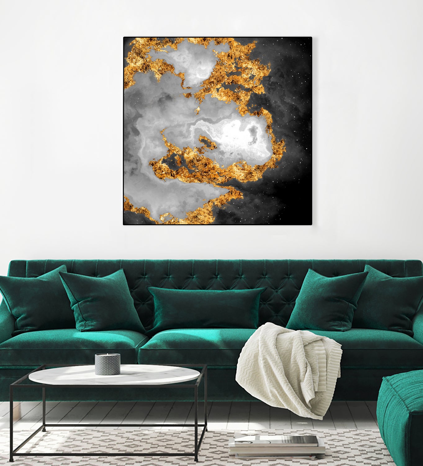 100 Nebulas in Space Black and White 010 by Raul Andre Petrasanta on GIANT ART - black digital painting