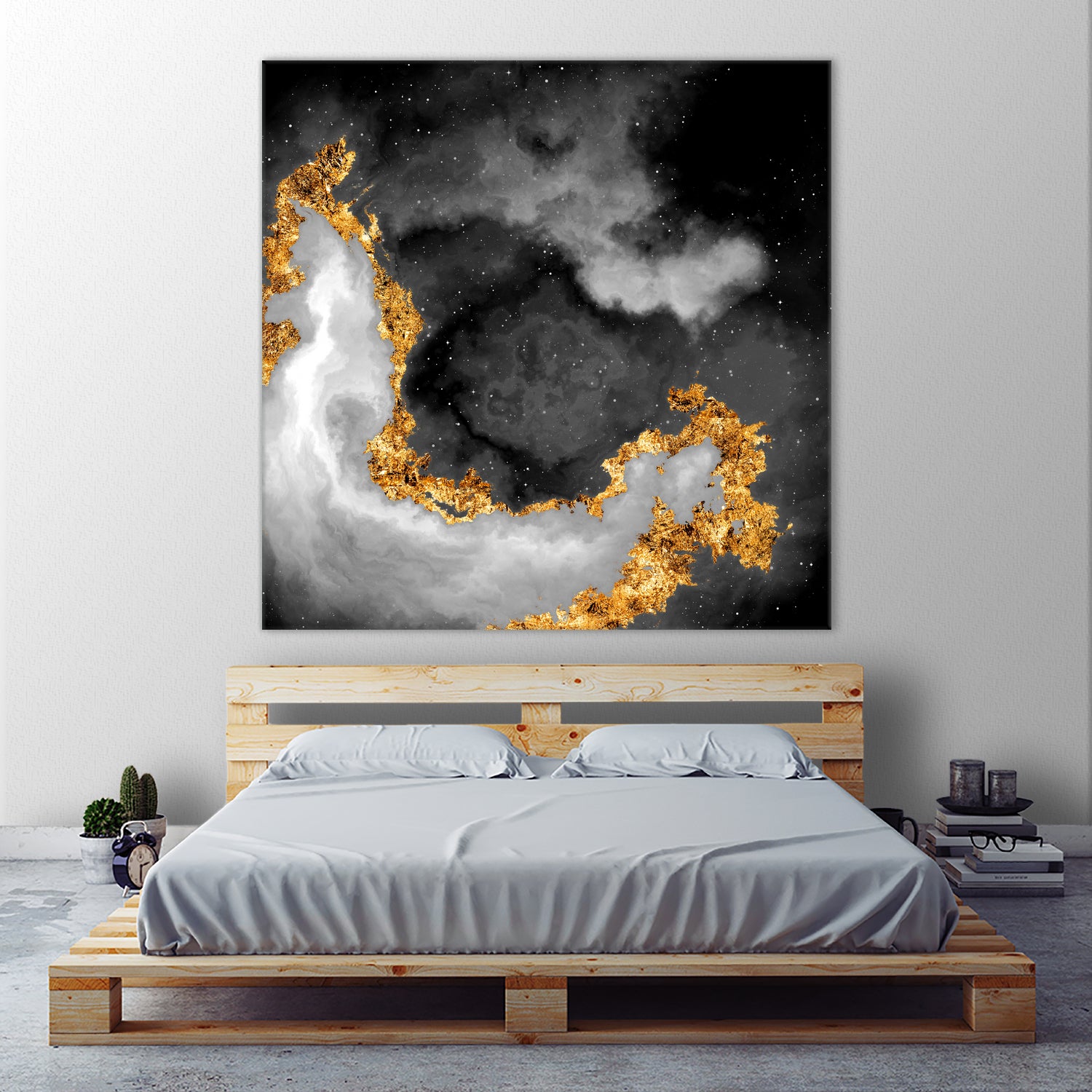 100 Nebulas in Space Black and White 069 by Raul Andre Petrasanta on GIANT ART - black digital painting