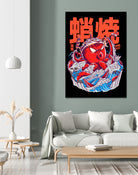 TAKOYAKI ATTACK by Sean R Porter on GIANT ART - black vector illustration