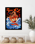 THE GREAT RAMEN OFF KANAGA by Sean R Porter on GIANT ART - white digital drawing