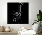 Garden Black by Aimer Heinz on GIANT ART - black vector illustration