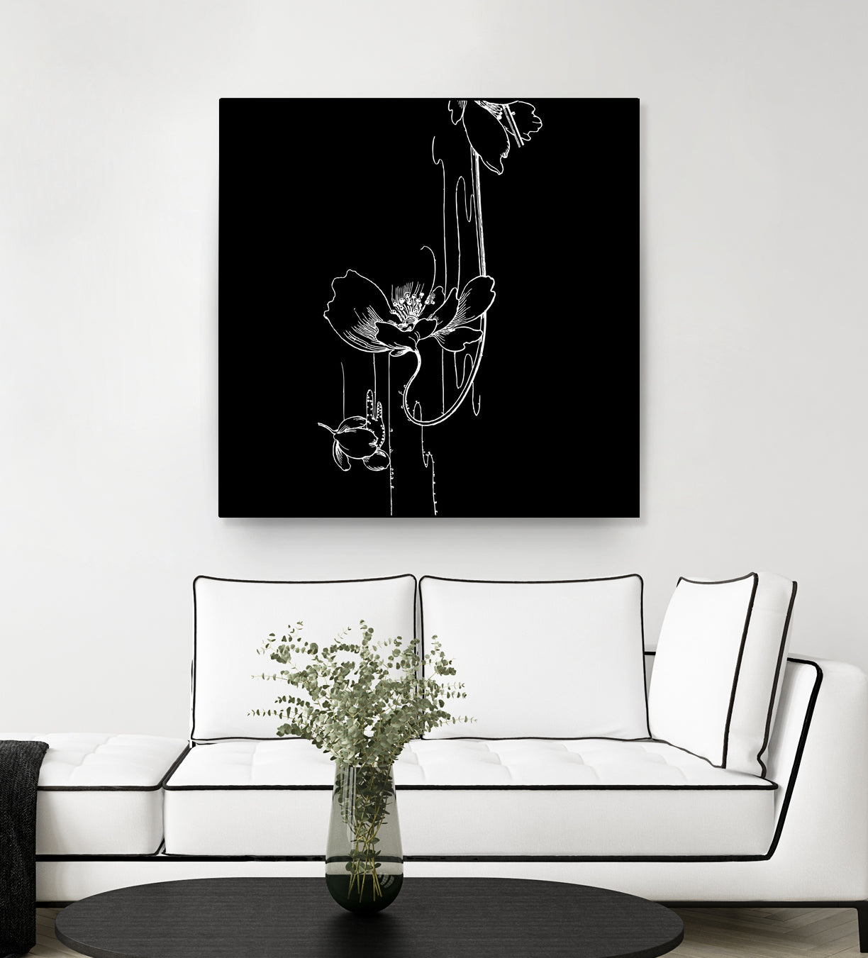 Garden Black by Aimer Heinz on GIANT ART - black vector illustration