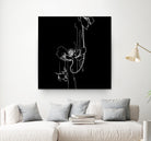 Garden Black by Aimer Heinz on GIANT ART - black vector illustration