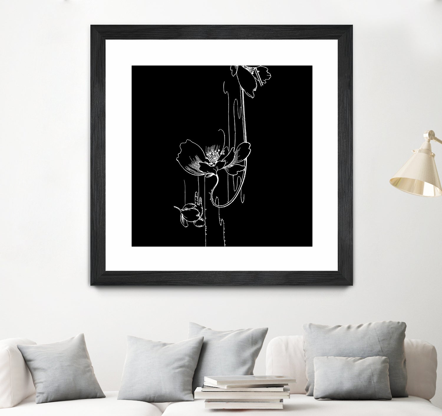 Garden Black by Aimer Heinz on GIANT ART - black vector illustration