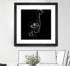 Garden Black by Aimer Heinz on GIANT ART - black vector illustration