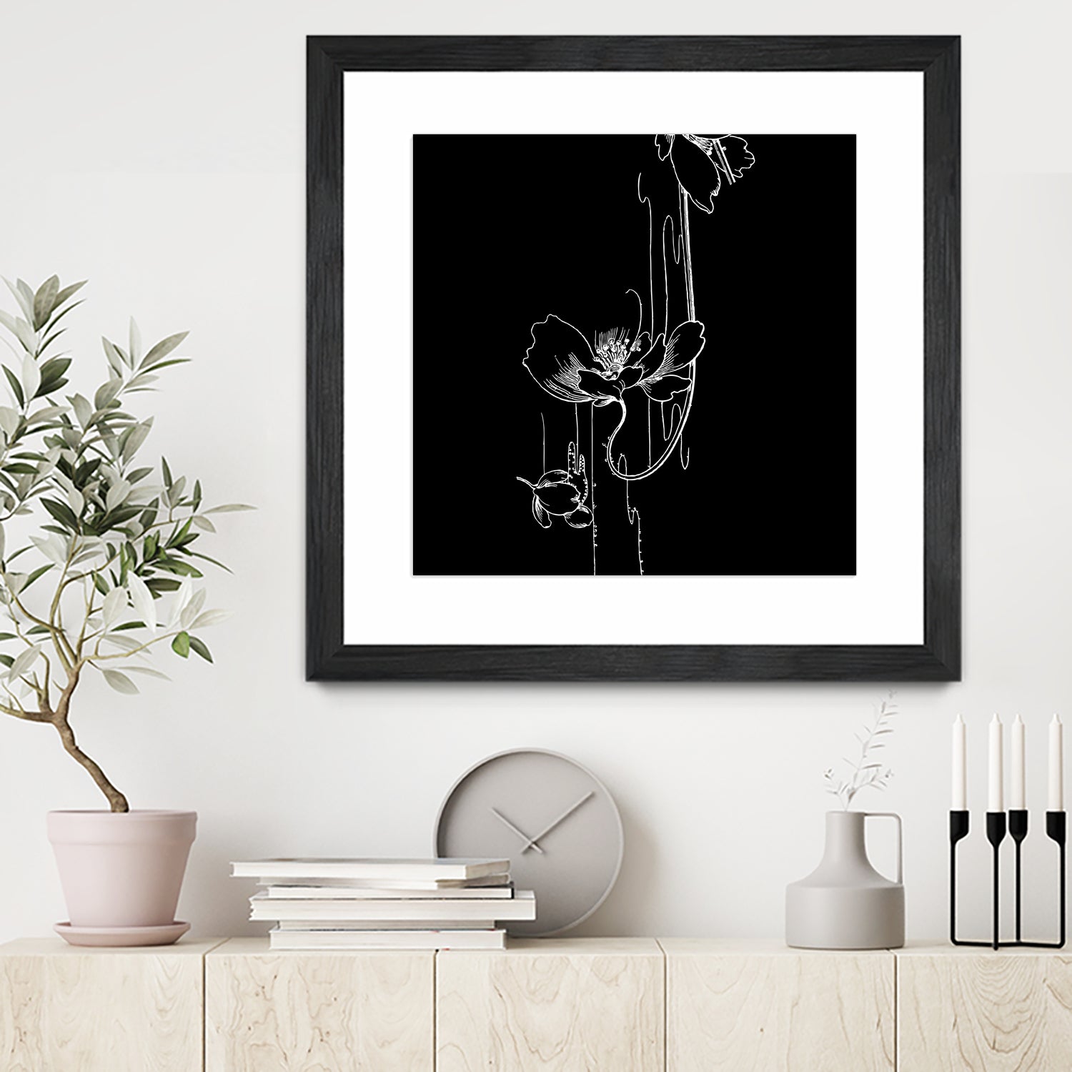 Garden Black by Aimer Heinz on GIANT ART - black vector illustration