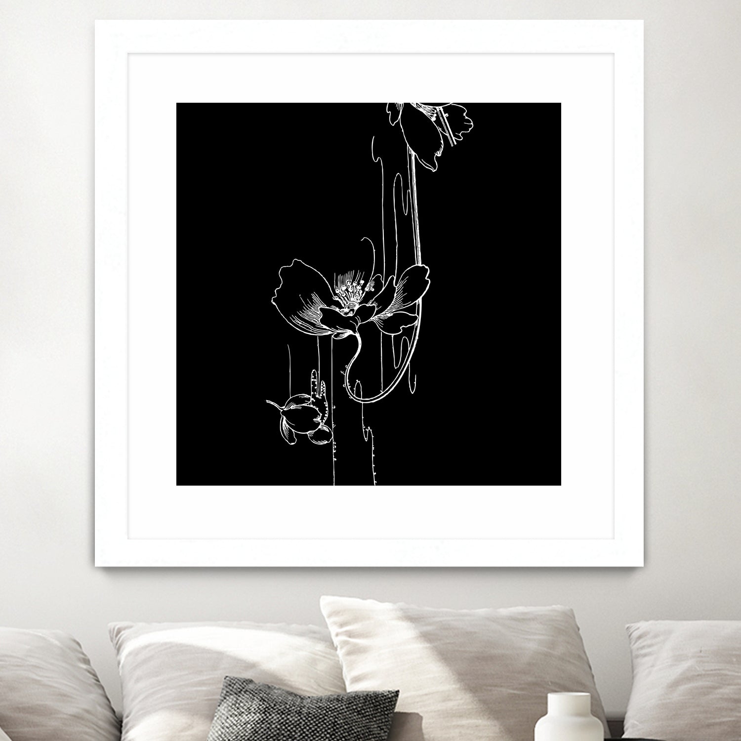 Garden Black by Aimer Heinz on GIANT ART - black vector illustration