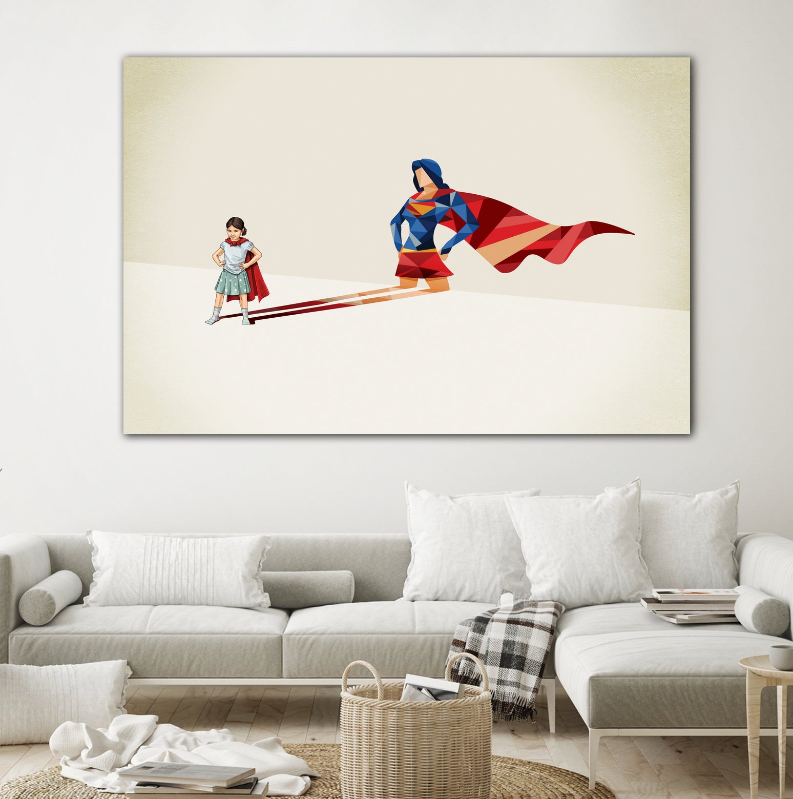 Asian American Heroine by Jason Ratliff on GIANT ART - red digital painting