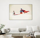 Asian American Heroine by Jason Ratliff on GIANT ART - red digital painting