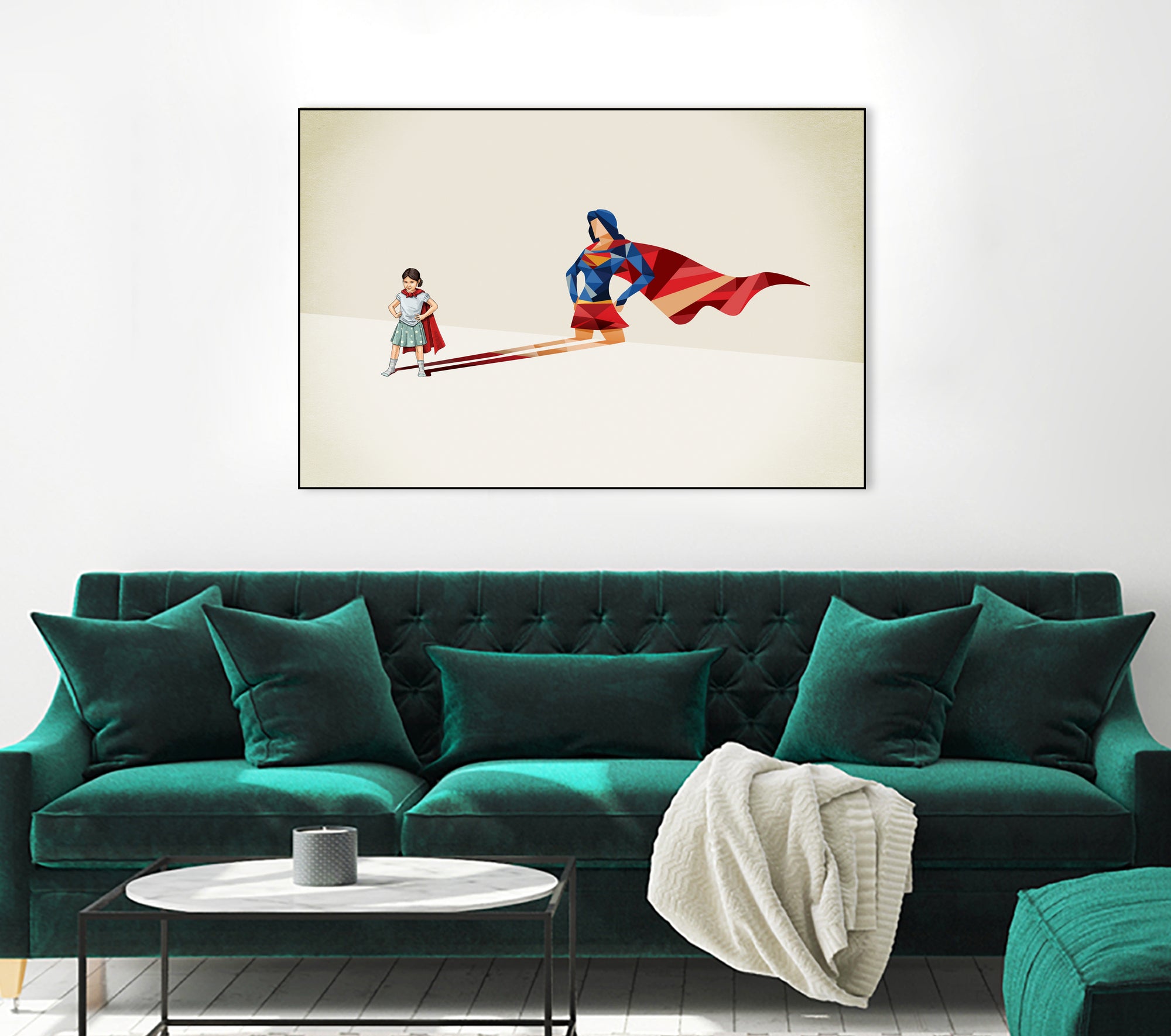 Asian American Heroine by Jason Ratliff on GIANT ART - red digital painting