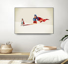 Asian American Heroine by Jason Ratliff on GIANT ART - red digital painting