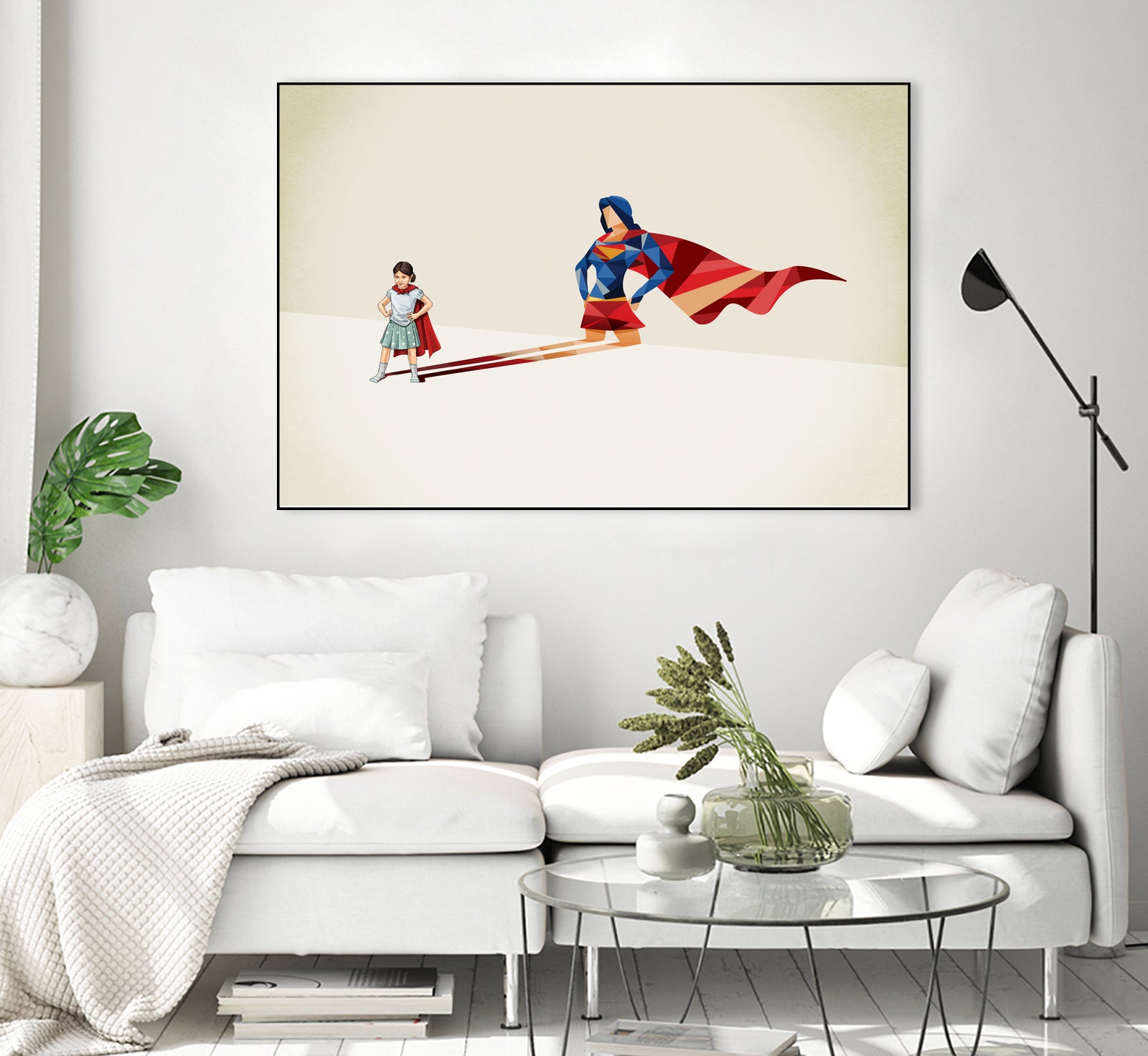 Asian American Heroine by Jason Ratliff on GIANT ART - red digital painting