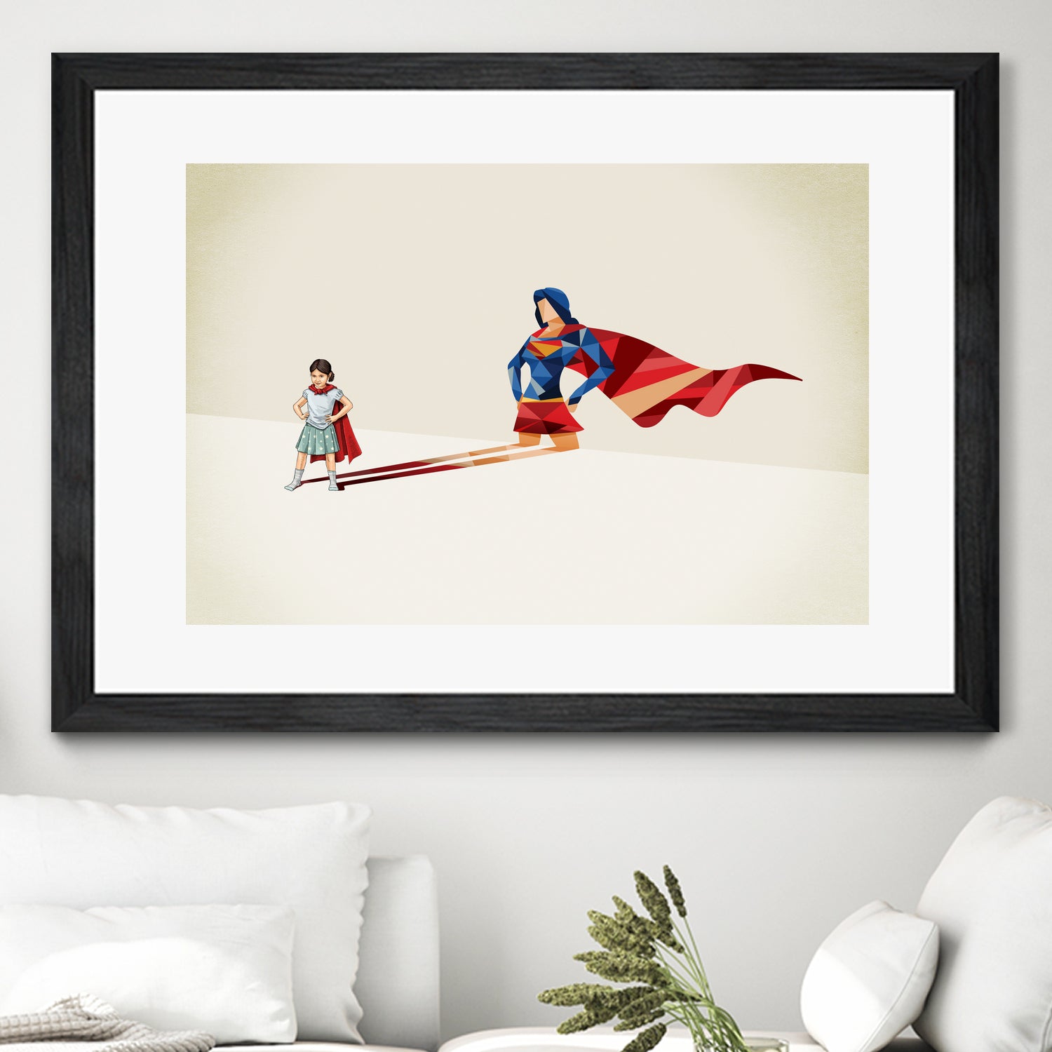 Asian American Heroine by Jason Ratliff on GIANT ART - red digital painting