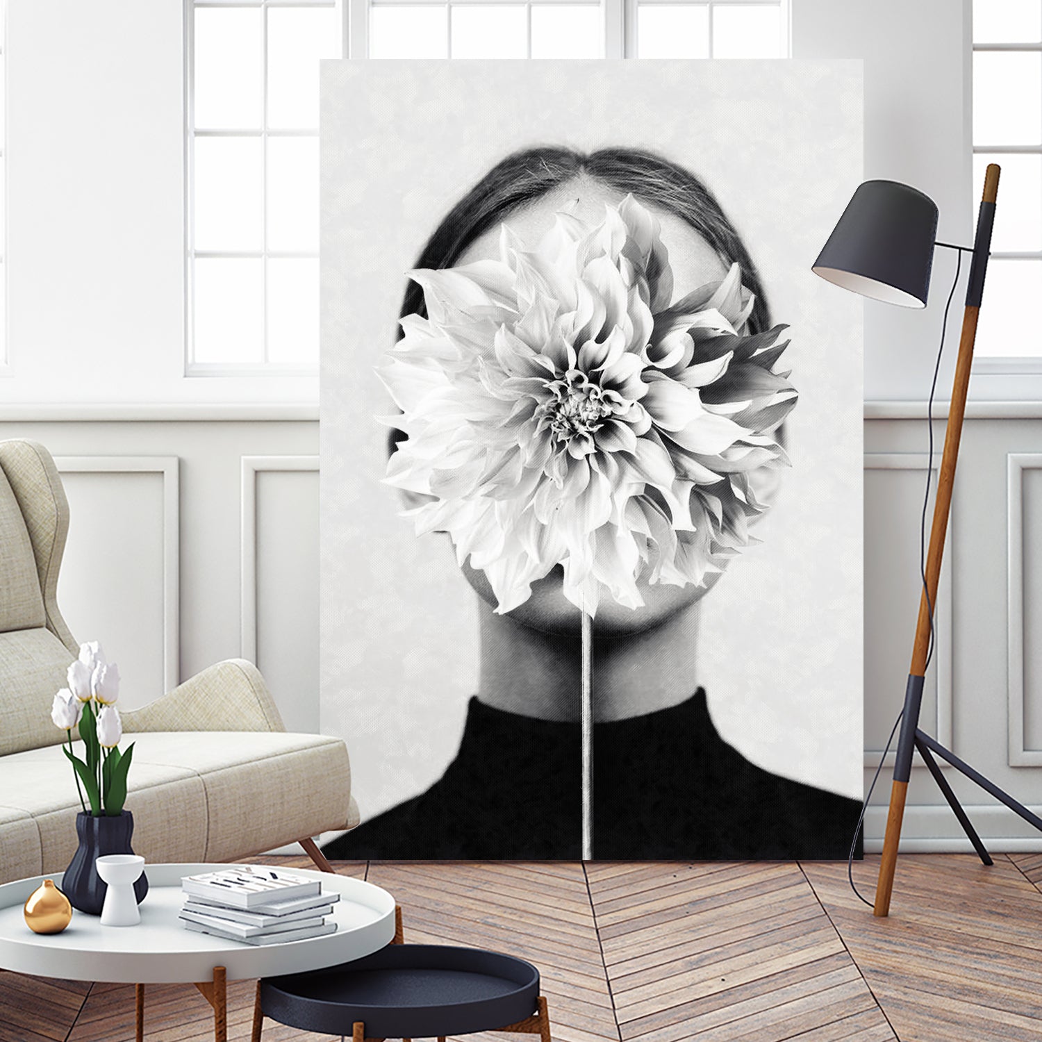 White flower ... by Menelaos Trompoukis on GIANT ART - white digital painting