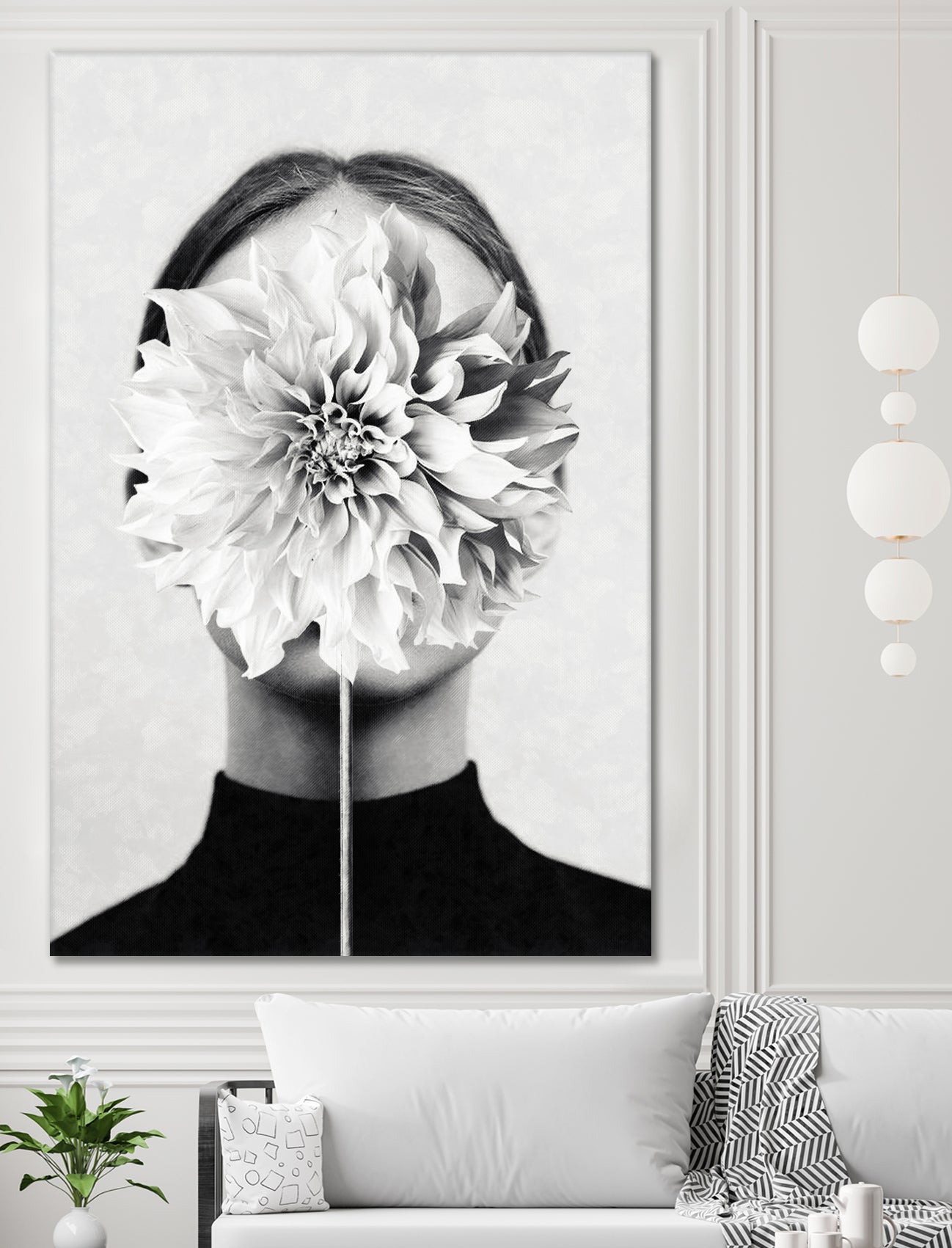 White flower ... by Menelaos Trompoukis on GIANT ART - white digital painting