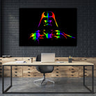 Gay Pride Darth Vader | Pop Art by William Cuccio on GIANT ART - black digital painting