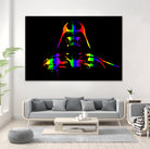 Gay Pride Darth Vader | Pop Art by William Cuccio on GIANT ART - black digital painting