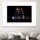 Gay Pride Darth Vader | Pop Art by William Cuccio on GIANT ART - black digital painting