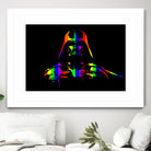 Gay Pride Darth Vader | Pop Art by William Cuccio on GIANT ART - black digital painting