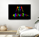 Gay Pride Darth Vader | Pop Art by William Cuccio on GIANT ART - black digital painting