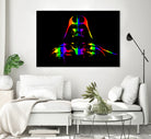 Gay Pride Darth Vader | Pop Art by William Cuccio on GIANT ART - black digital painting