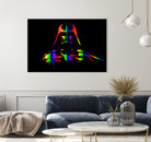 Gay Pride Darth Vader | Pop Art by William Cuccio on GIANT ART - black digital painting