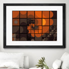 Gargantua by Sean Mullin on GIANT ART - orange digital painting