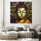 Lord Buddha by Neeraj Mrs Parswal on GIANT ART - brown mixed media