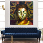 Lord Buddha by Neeraj Mrs Parswal on GIANT ART - brown mixed media