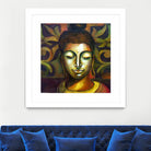 Lord Buddha by Neeraj Mrs Parswal on GIANT ART - brown mixed media