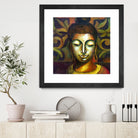 Lord Buddha by Neeraj Mrs Parswal on GIANT ART - brown mixed media