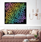 Rainbow Abstract Animal Print by Kelsey Lovelle on GIANT ART - green digital painting